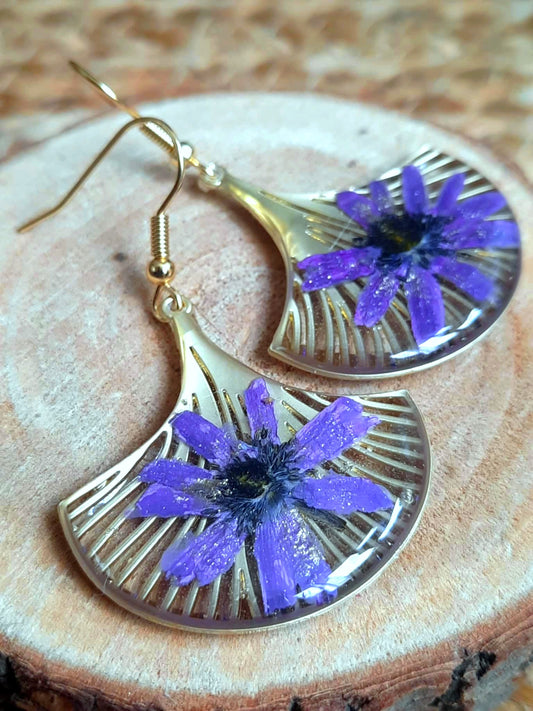 Boucles d'oreille, Anémone