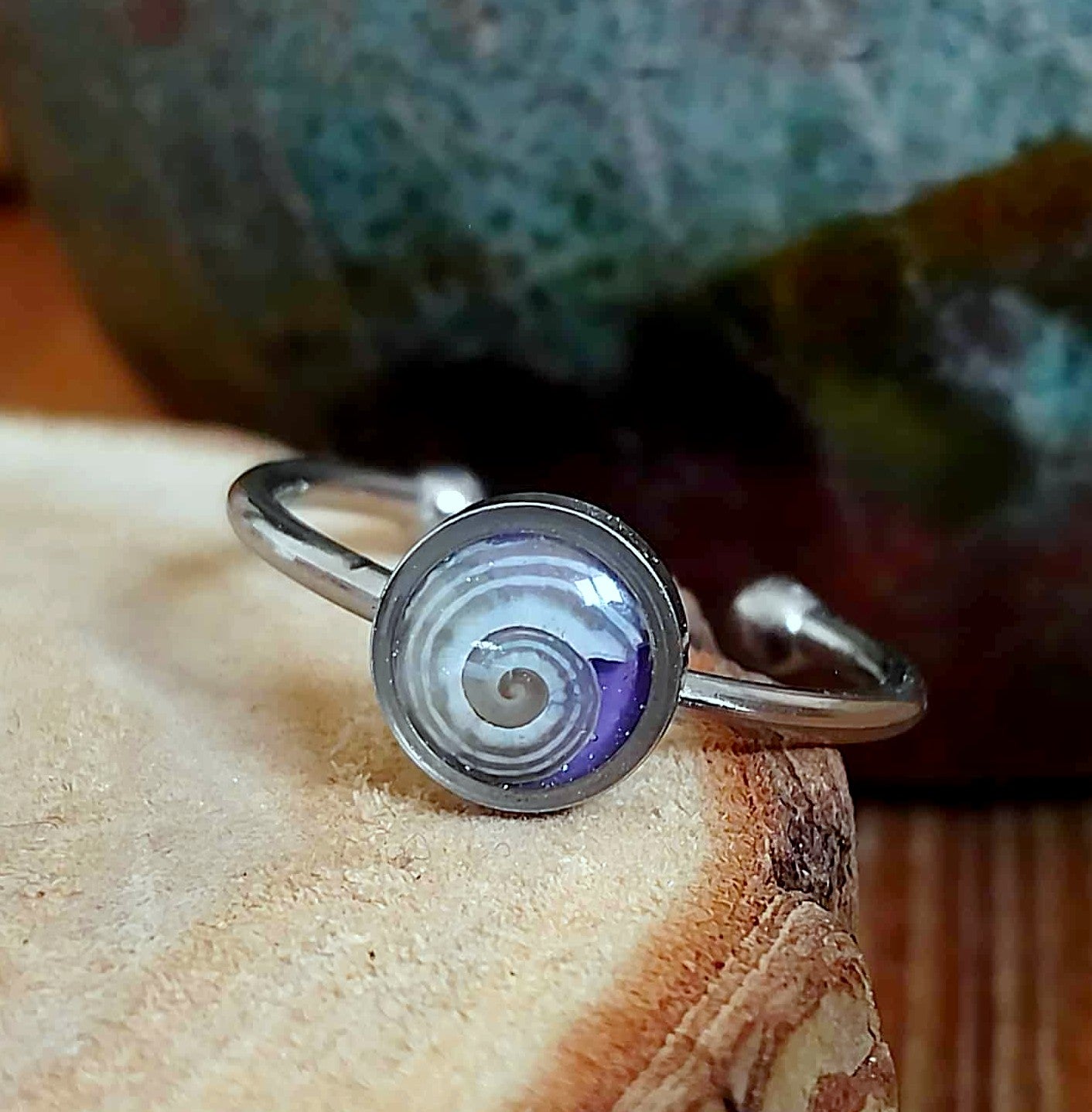 Bague Coquille d'escargot