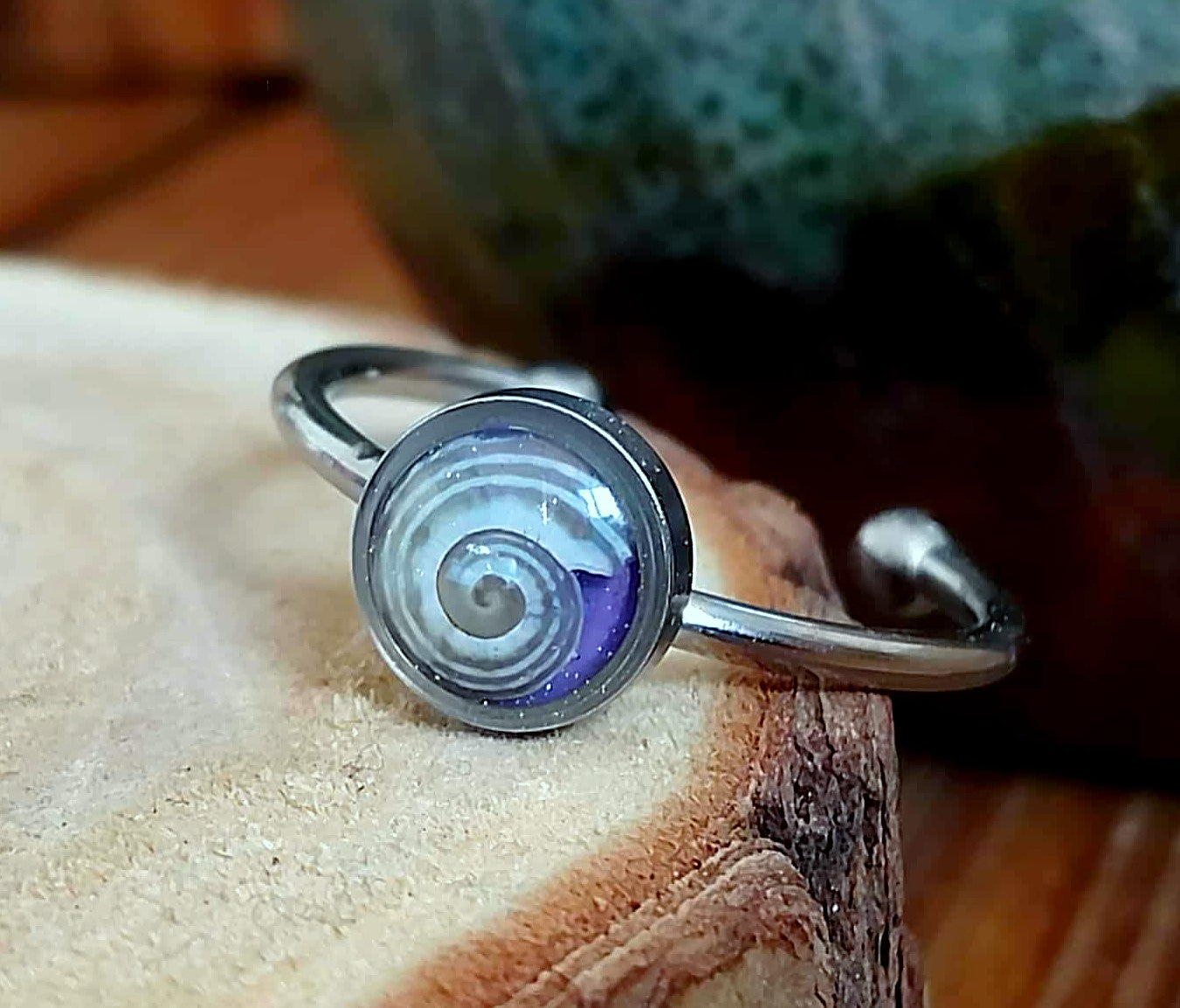 Bague Coquille d'escargot