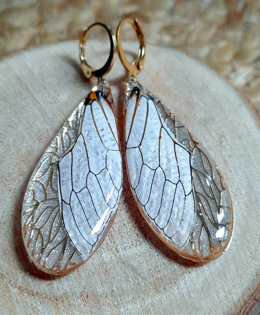 Boucles d'oreille, Aile de cigale