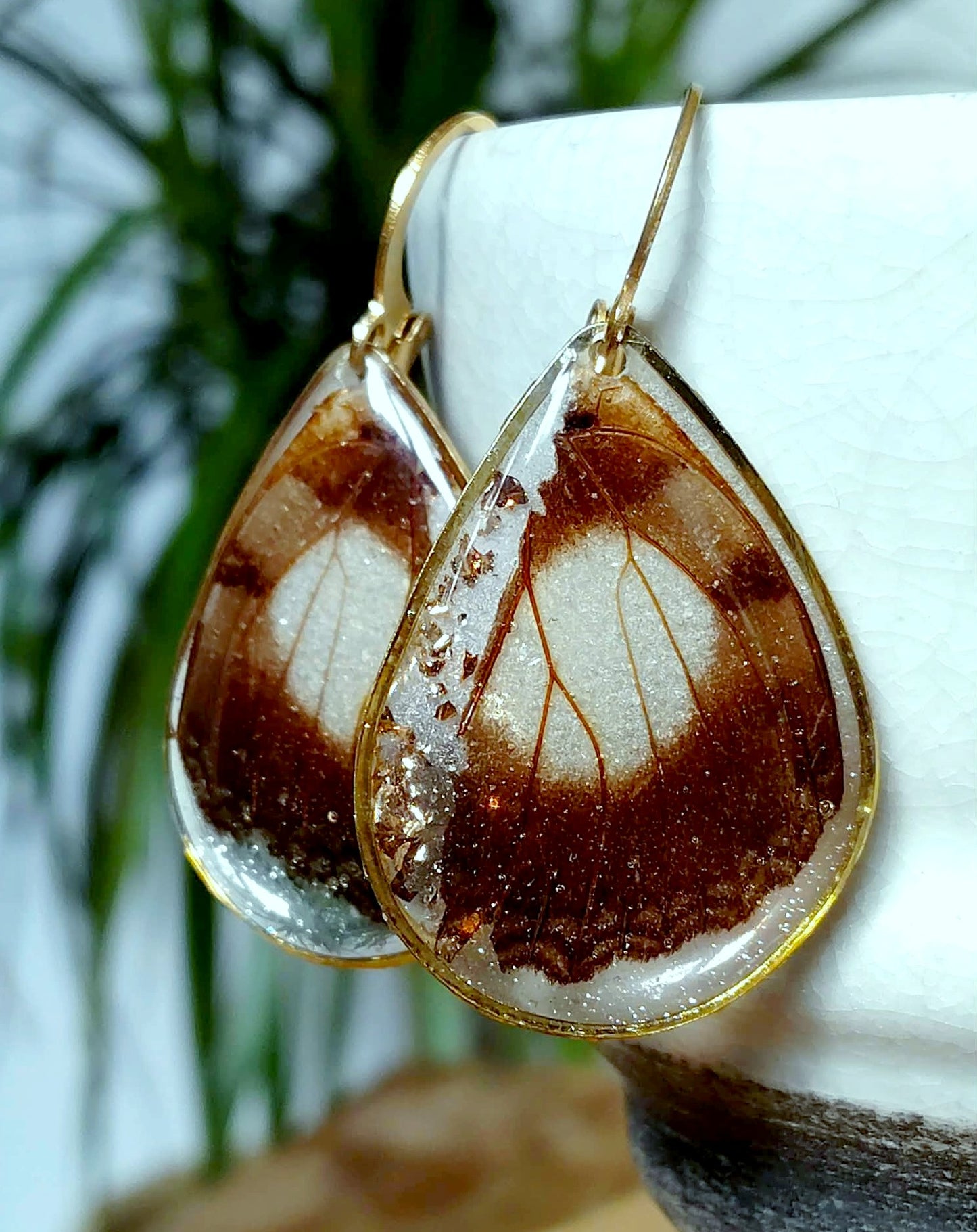 Boucles d'oreille, Aile de papillon