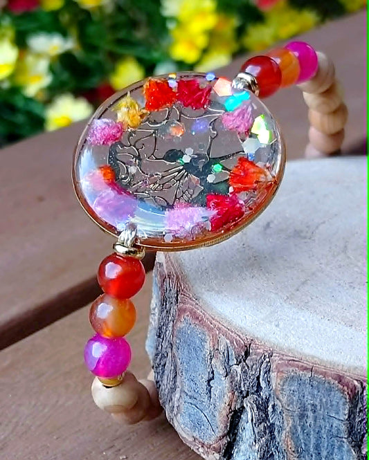 Bracelet Gypsophile  Agate