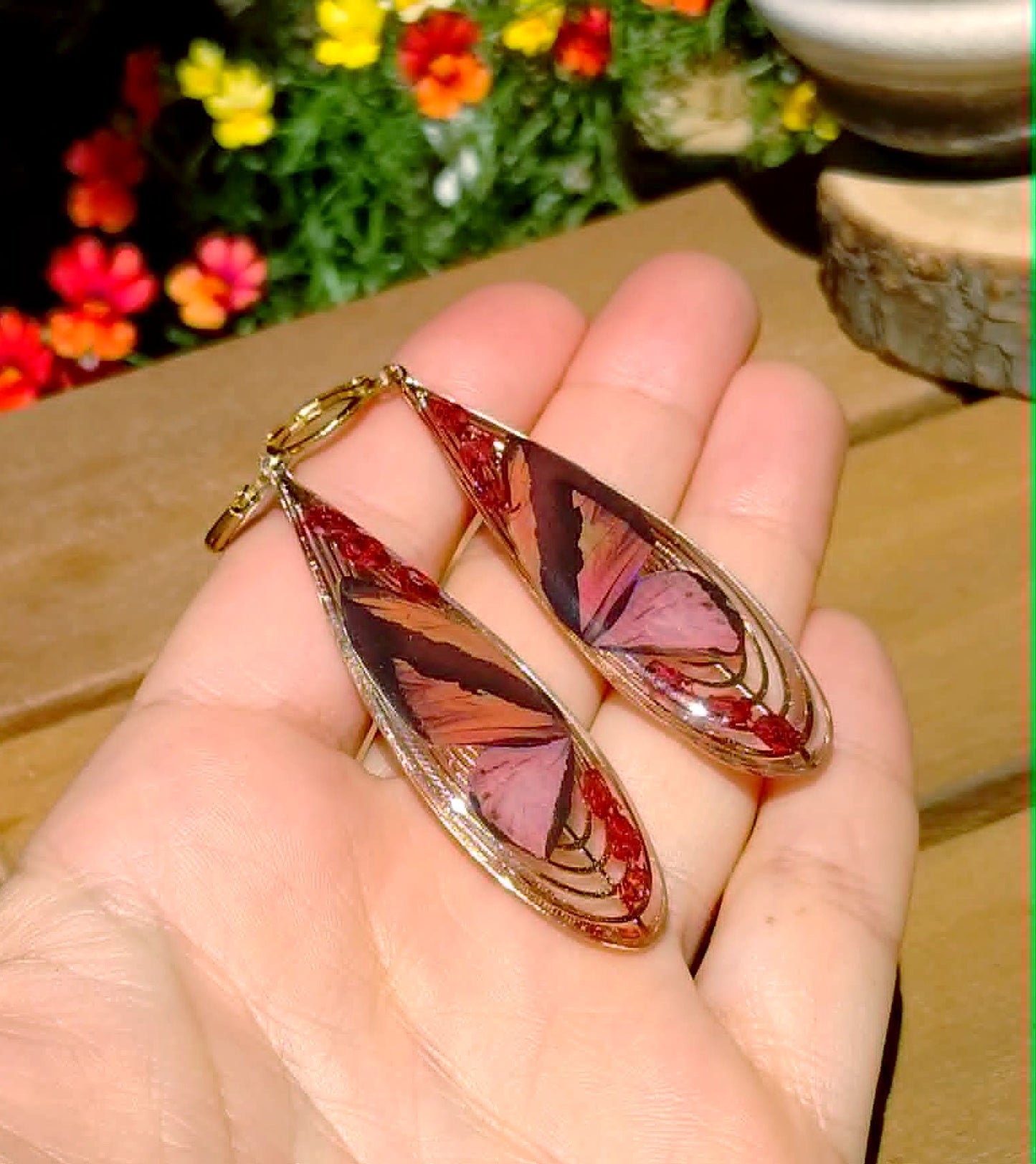 Boucles d'oreille Bruyères