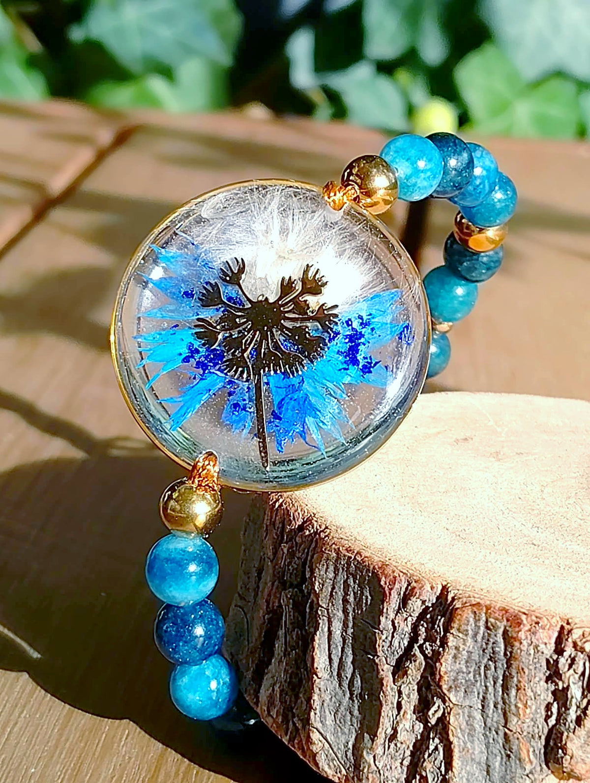 Bracelet Pissenlit et Bleuet