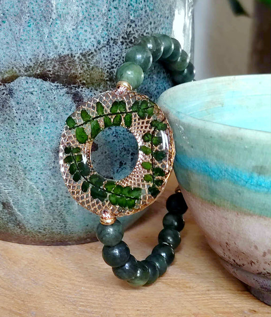 Bracelet Fougère Jade