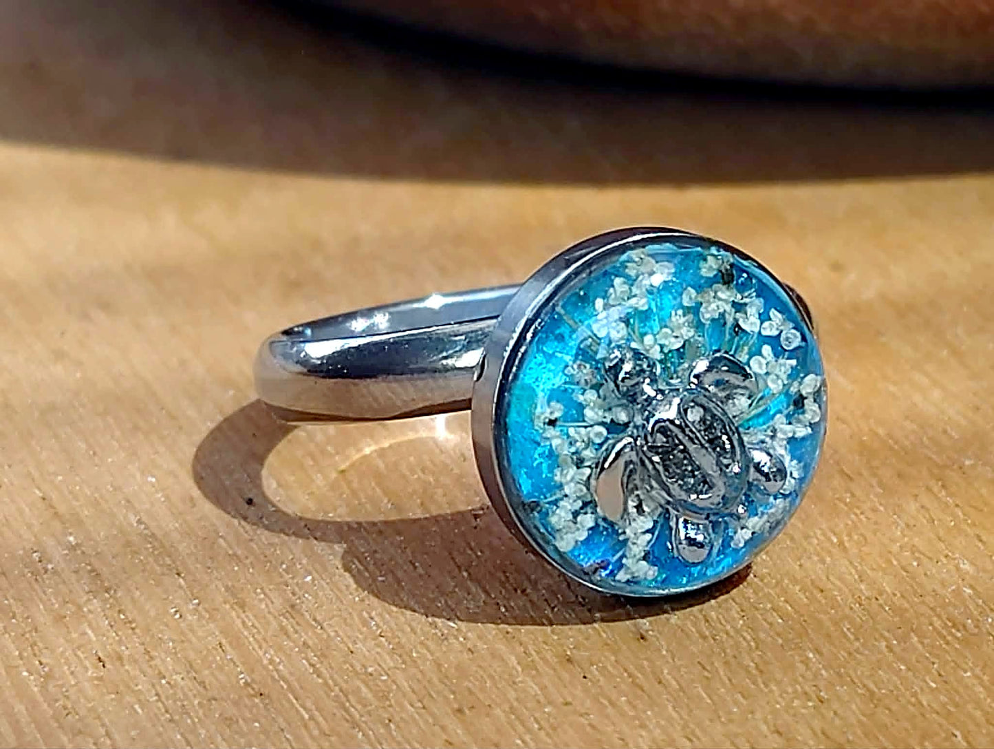Bague Fleur de carotte sauvage