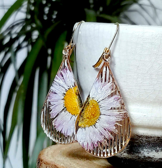 Boucles d'oreille Pâquerette