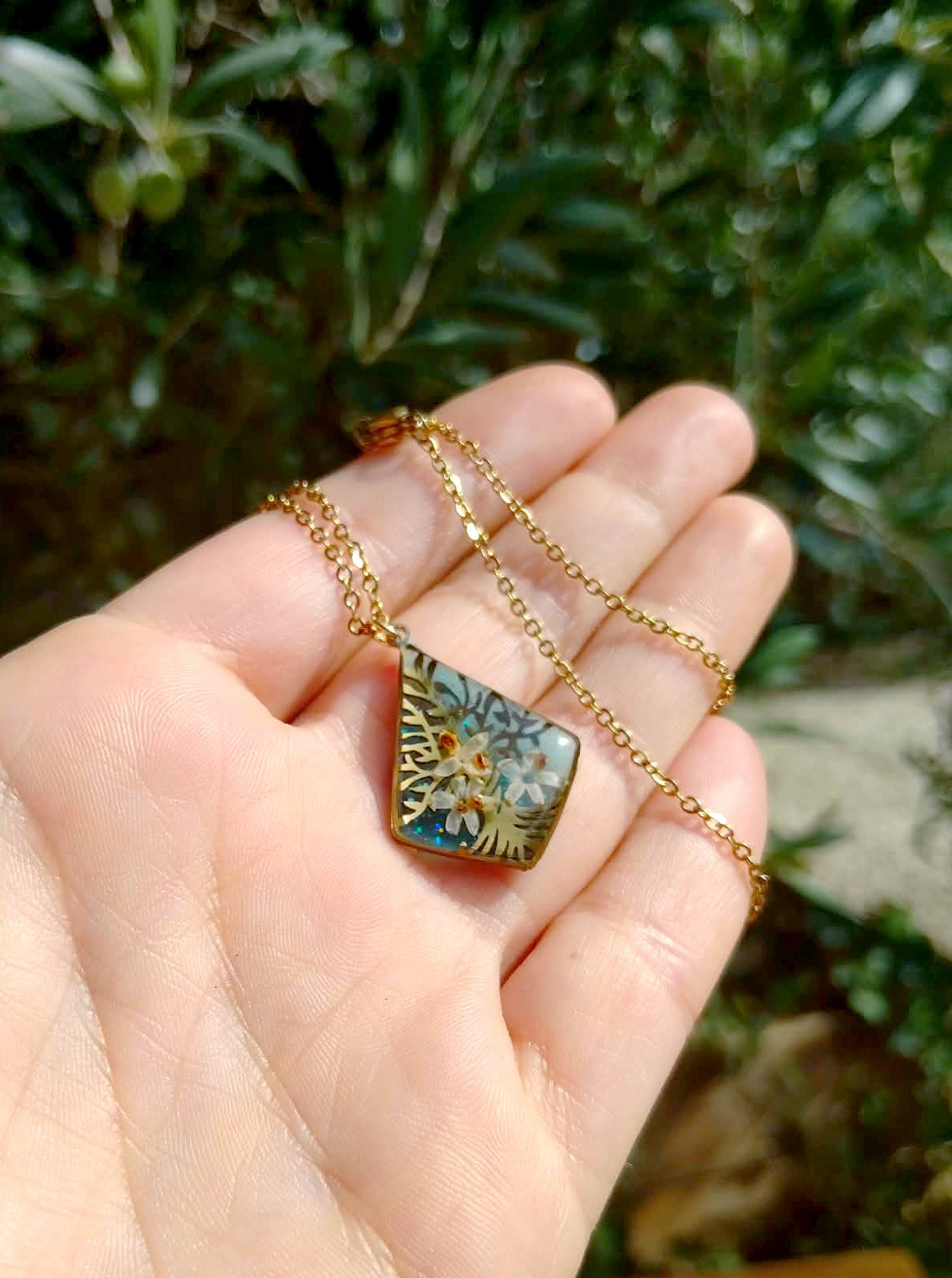 Collier Fleur d'olivier