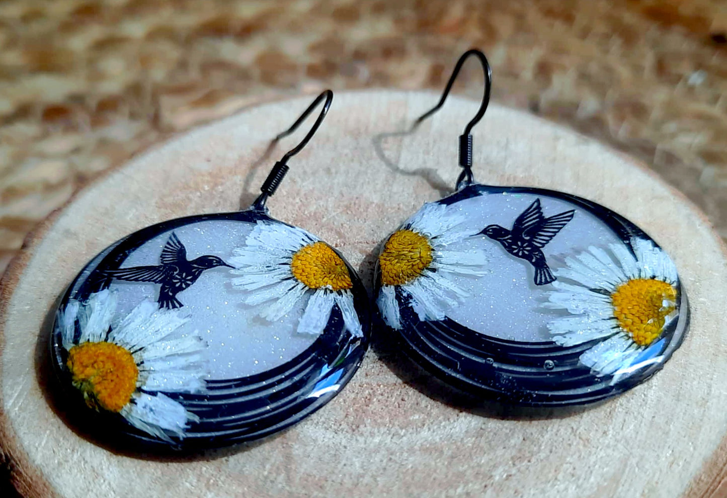 Boucles d'oreille, Pâquerette