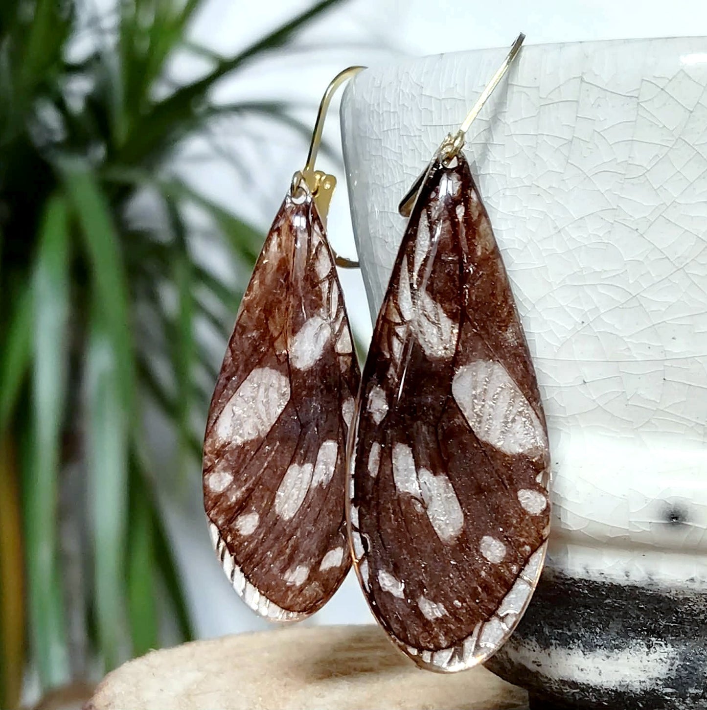 Boucles d'oreille, Aile de papillon
