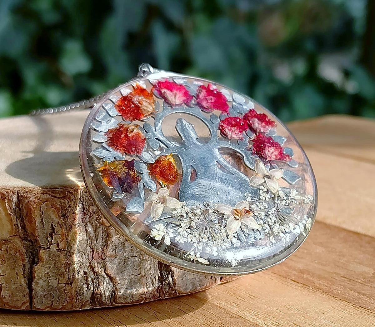 Collier Fleur de carotte, d'Olivier , Gypsophiles