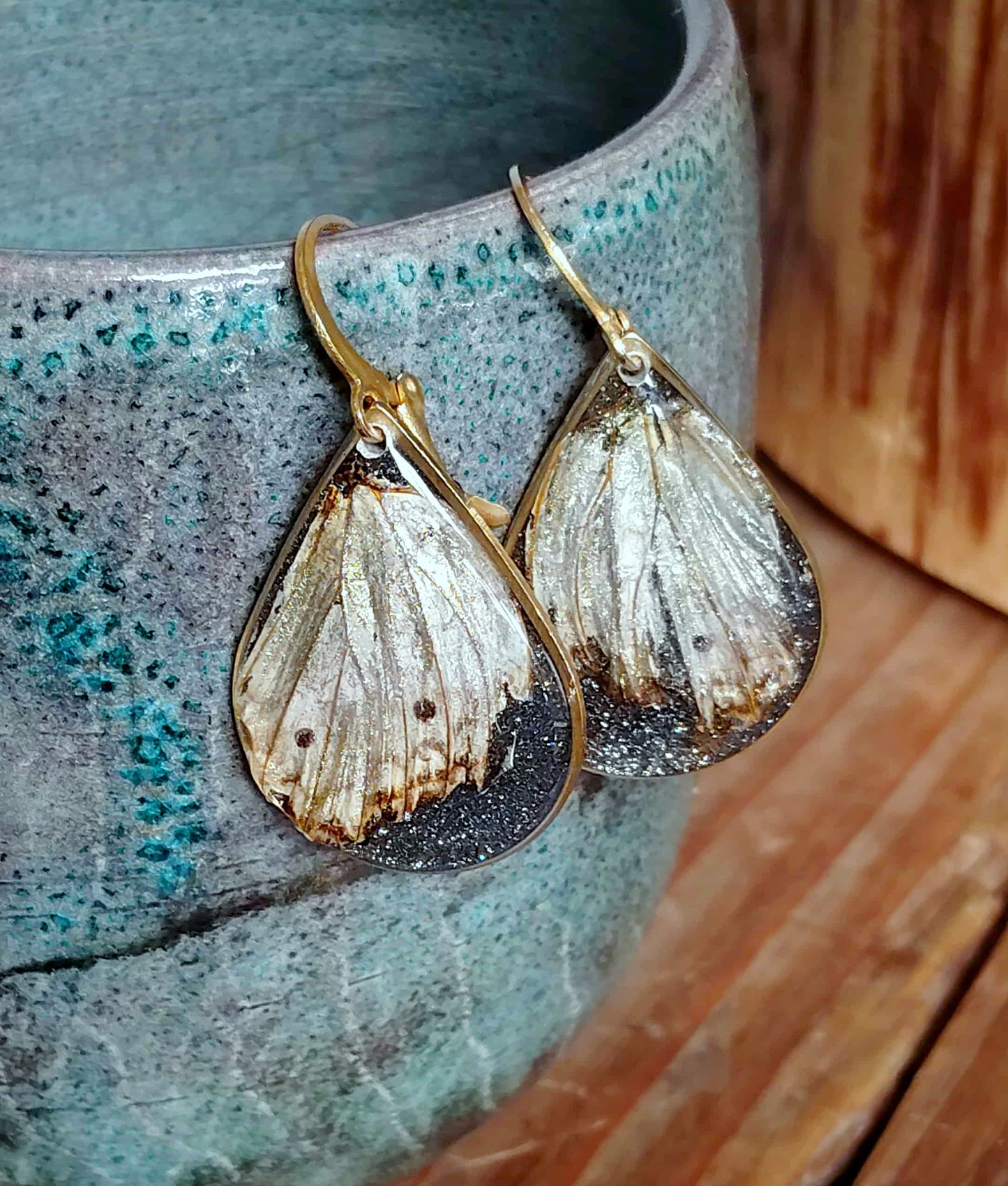 Boucles d'oreille  Aile de papillon