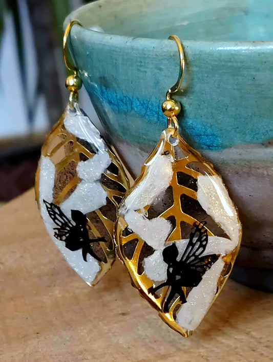 Boucles d'oreille Fleur de Jasmin