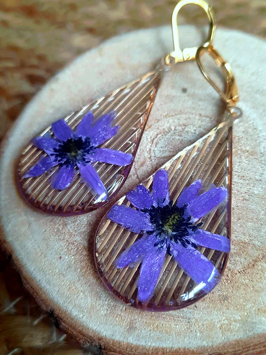 Boucles d'oreille, Anémone