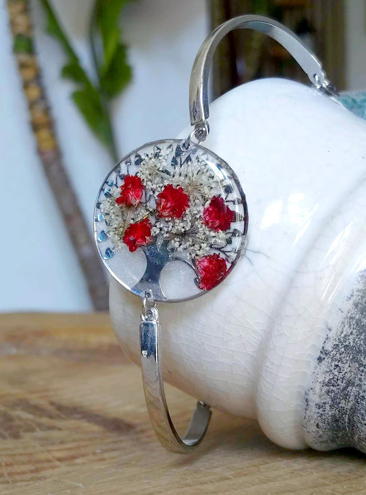 Bracelet Fleur de carotte Gypsophiles