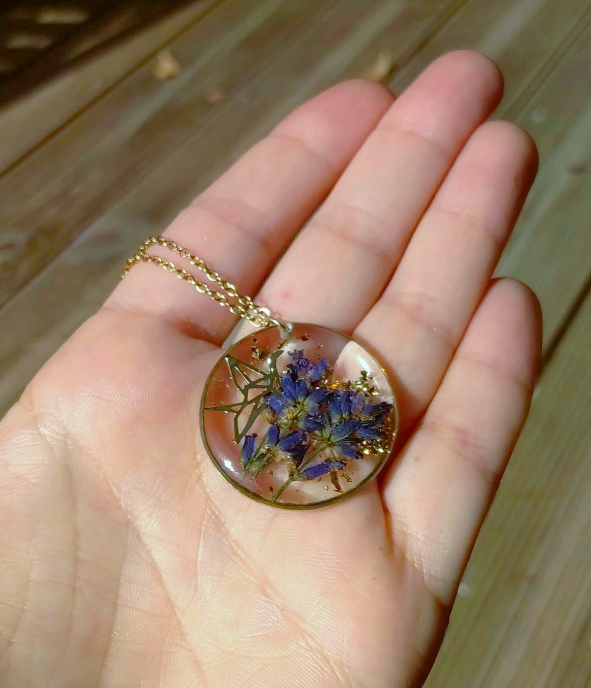 Collier Brins de lavande