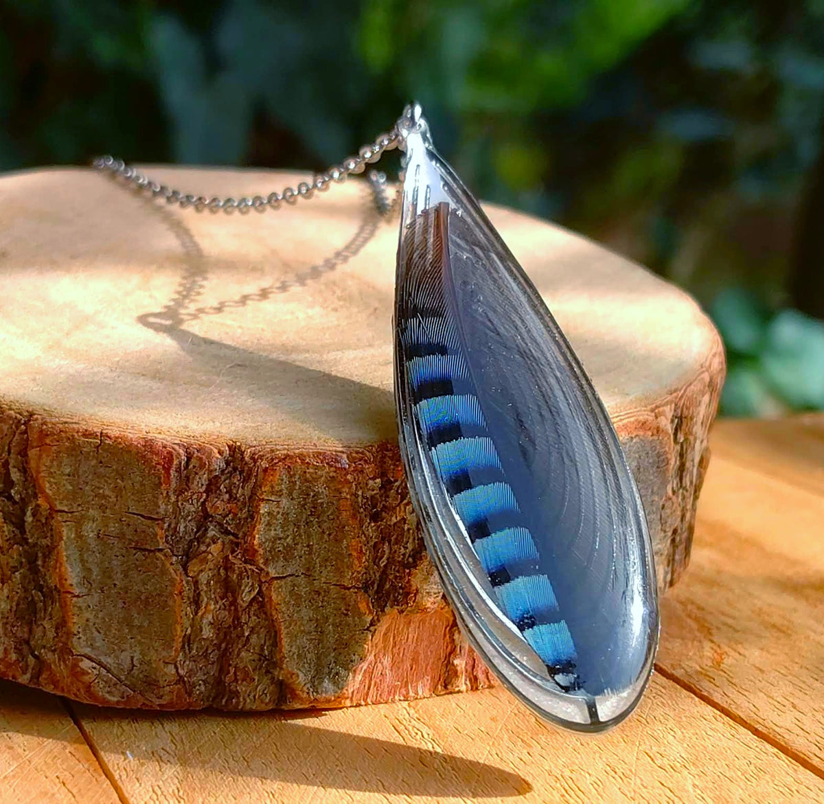 Collier Plume de Geai