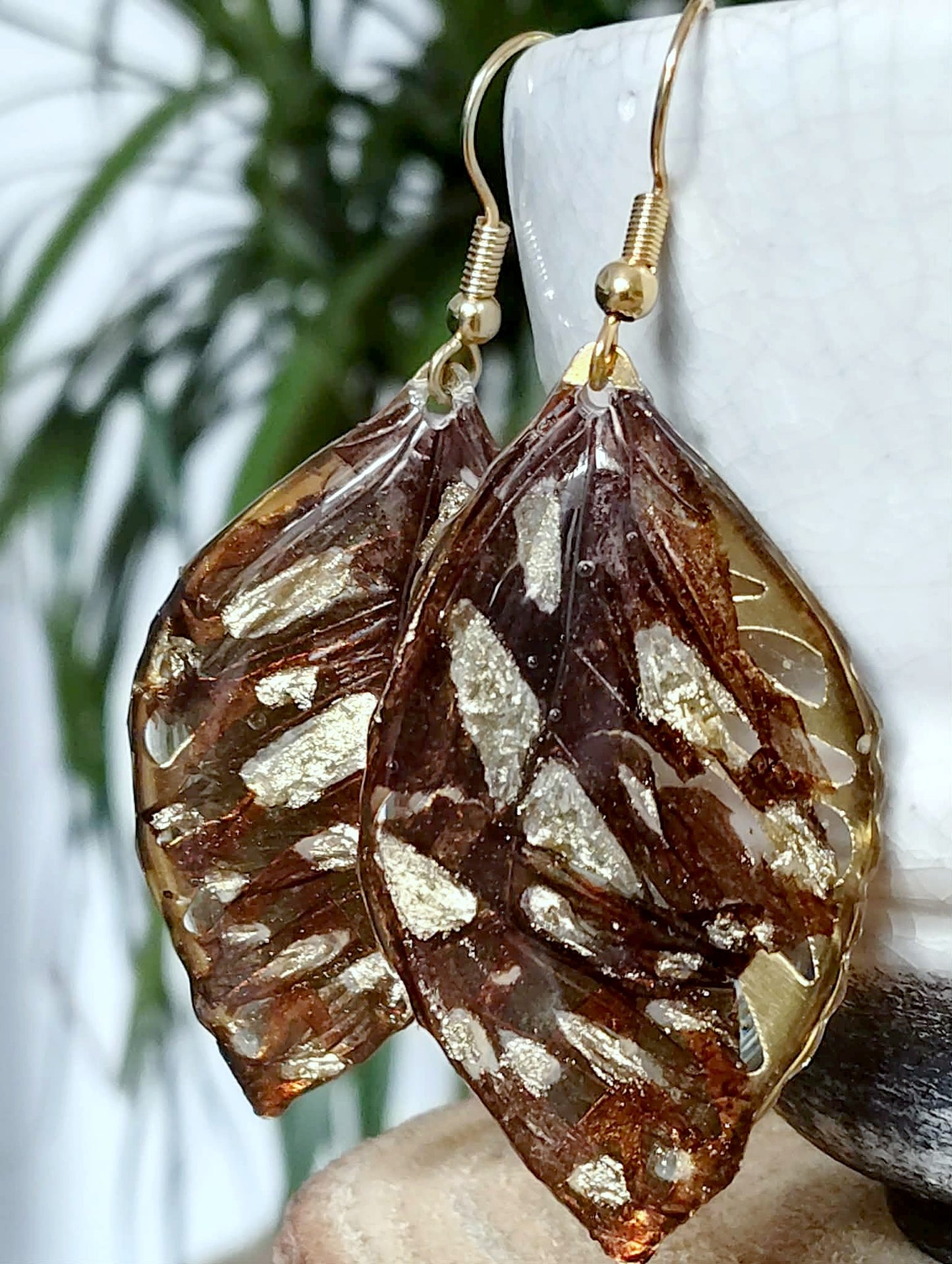 Boucles d'oreille, Aile de papillon