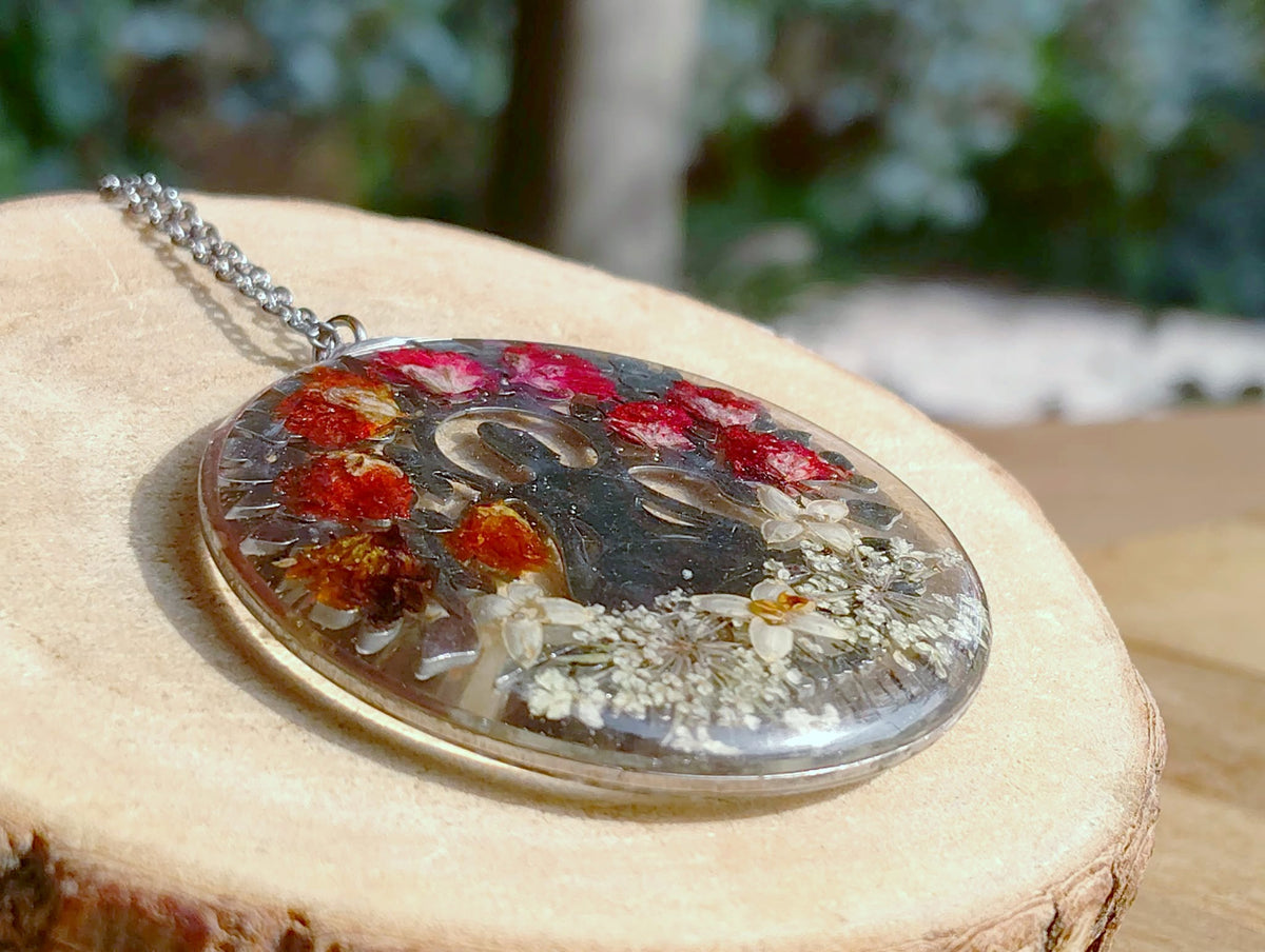 Collier Fleur de carotte, d'Olivier , Gypsophiles