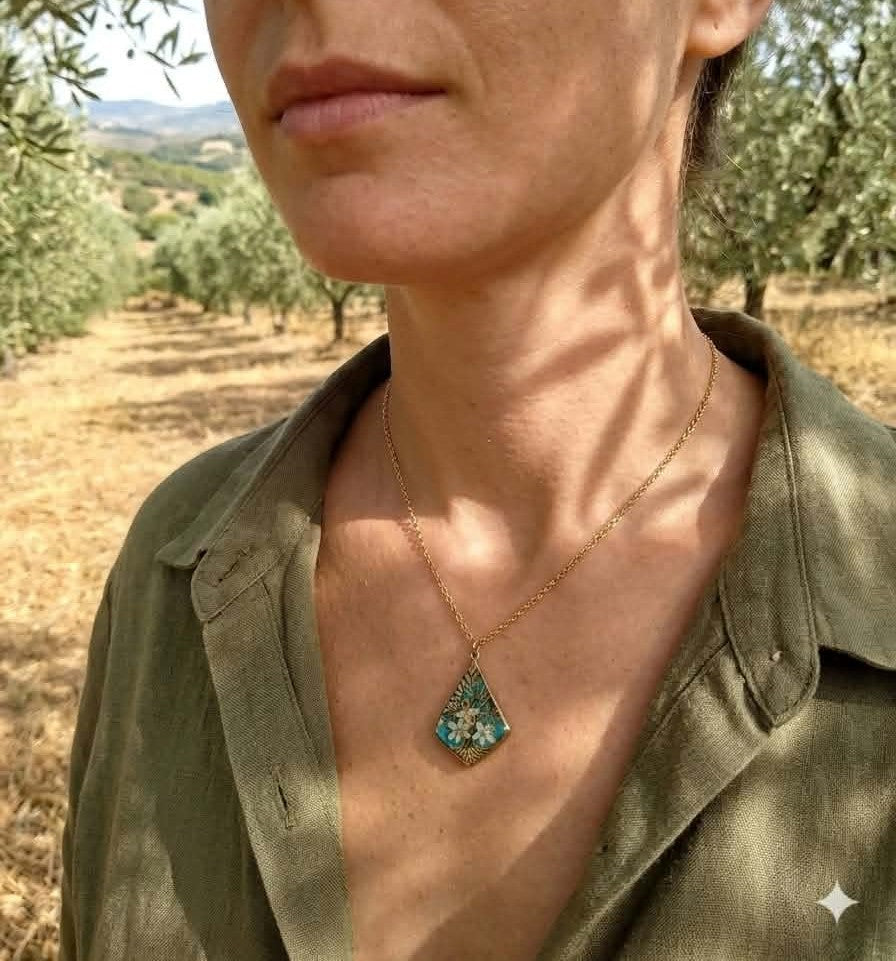 Collier Fleur d'olivier