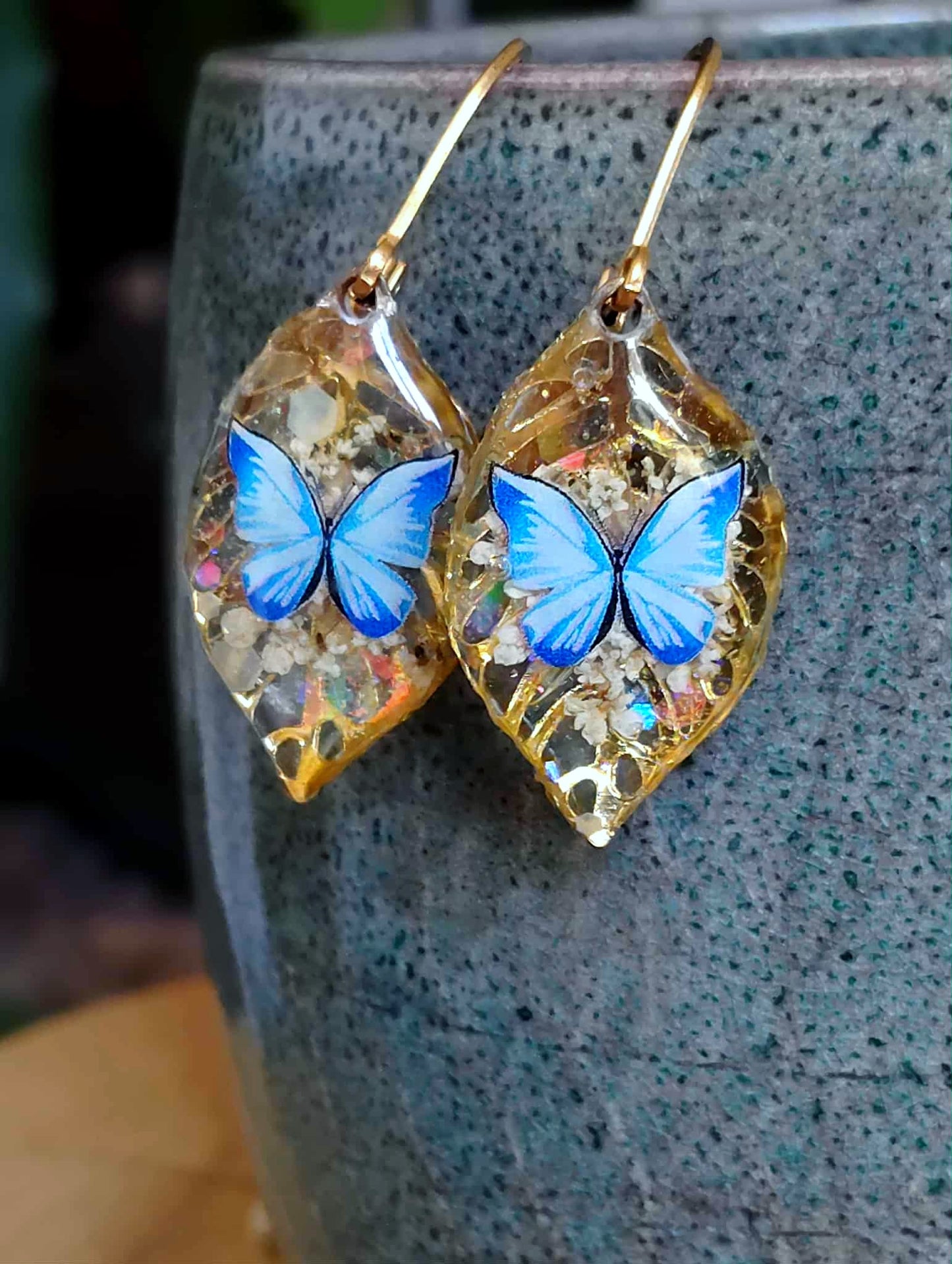 Boucles d'oreille, Fleur de carotte