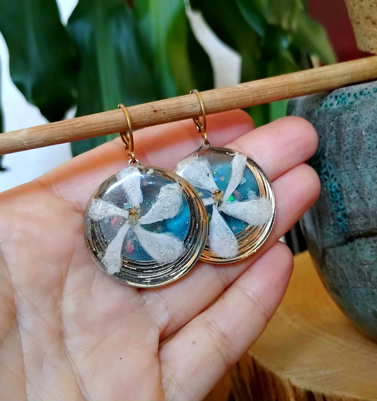 Boucles d'oreille Jasmin