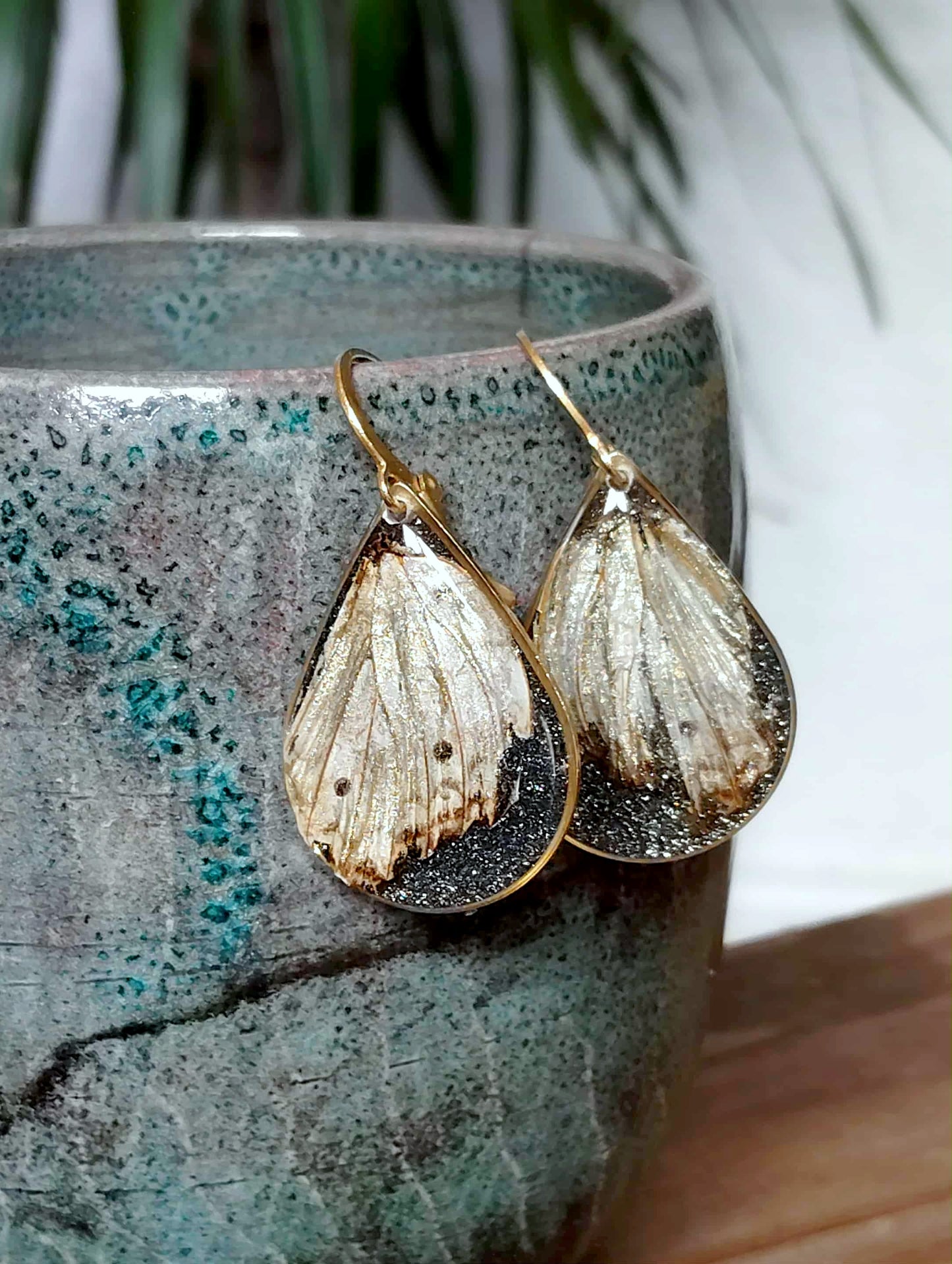 Boucles d'oreille  Aile de papillon