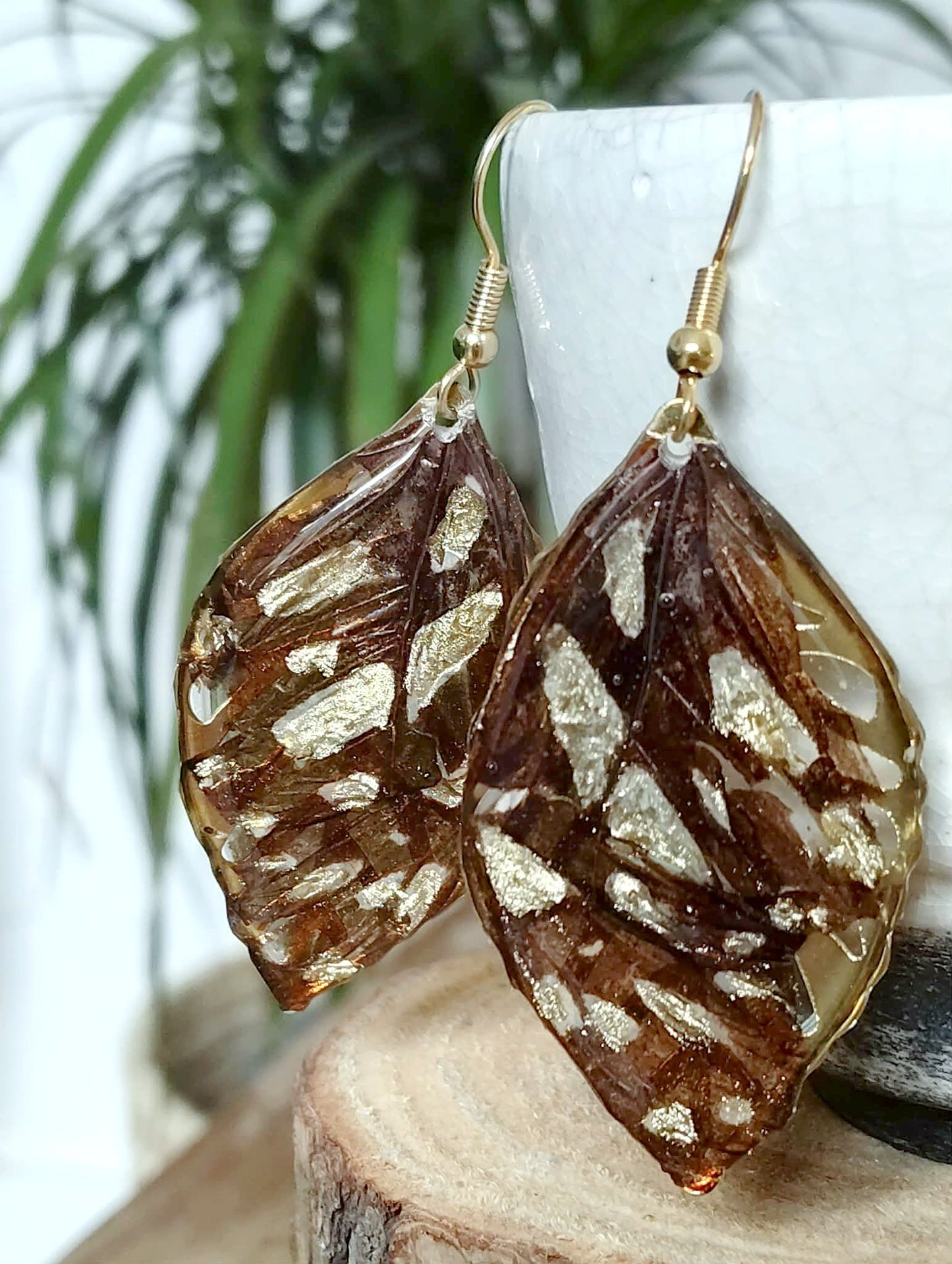 Boucles d'oreille, Aile de papillon