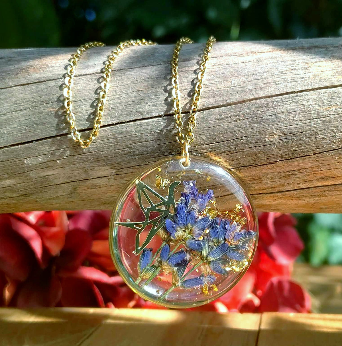 Collier Brins de lavande