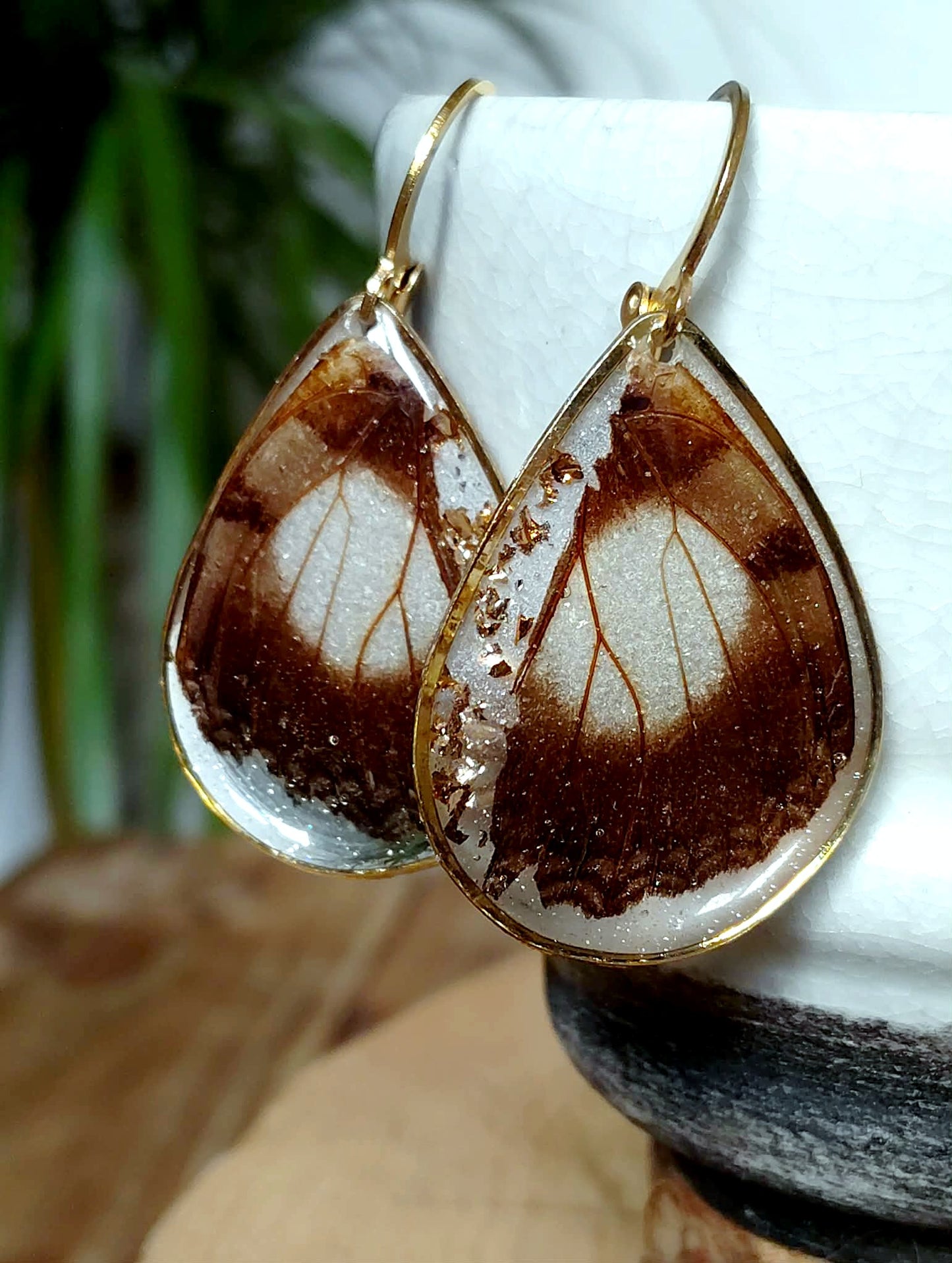 Boucles d'oreille, Aile de papillon