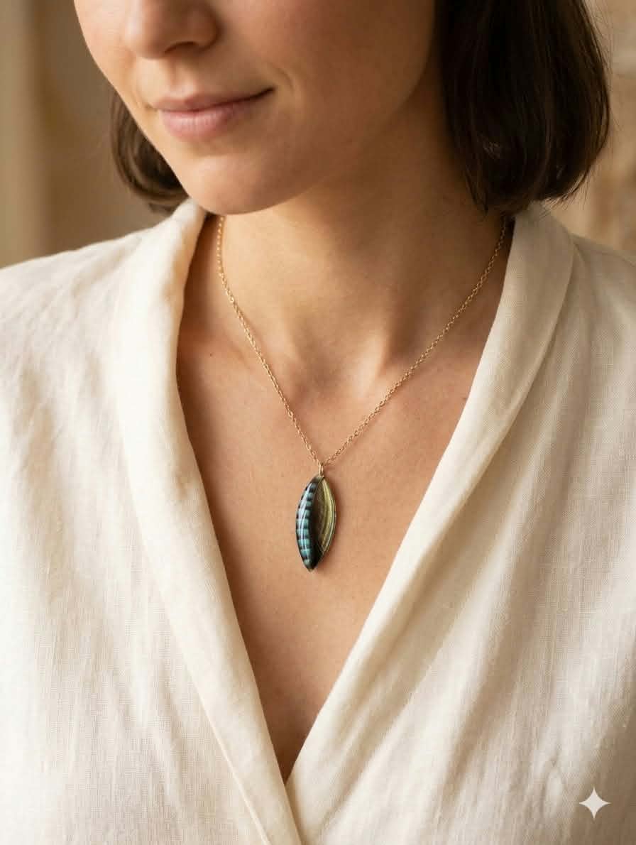 Collier Plume de Geai