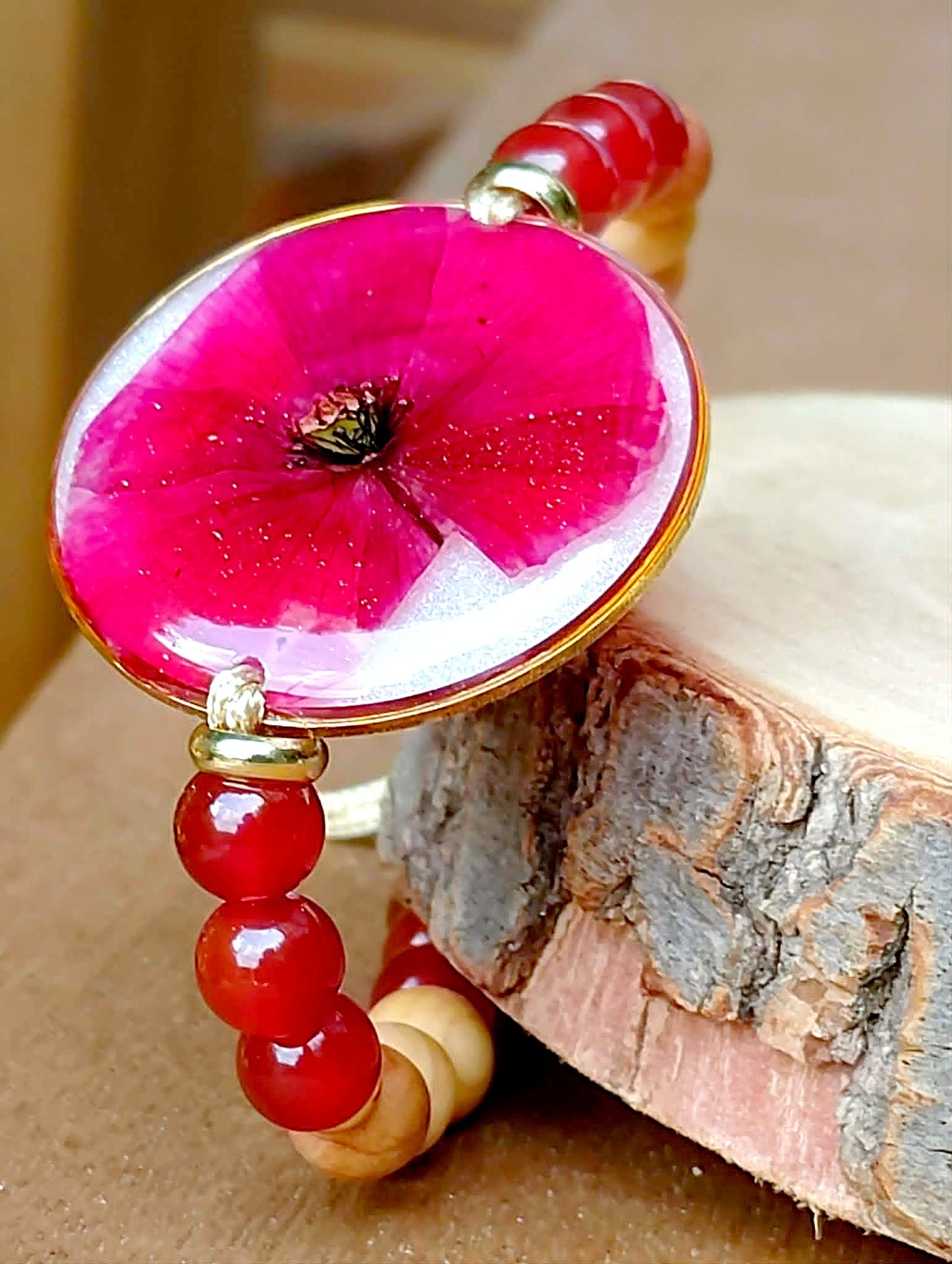 Bracelet Coquelicot