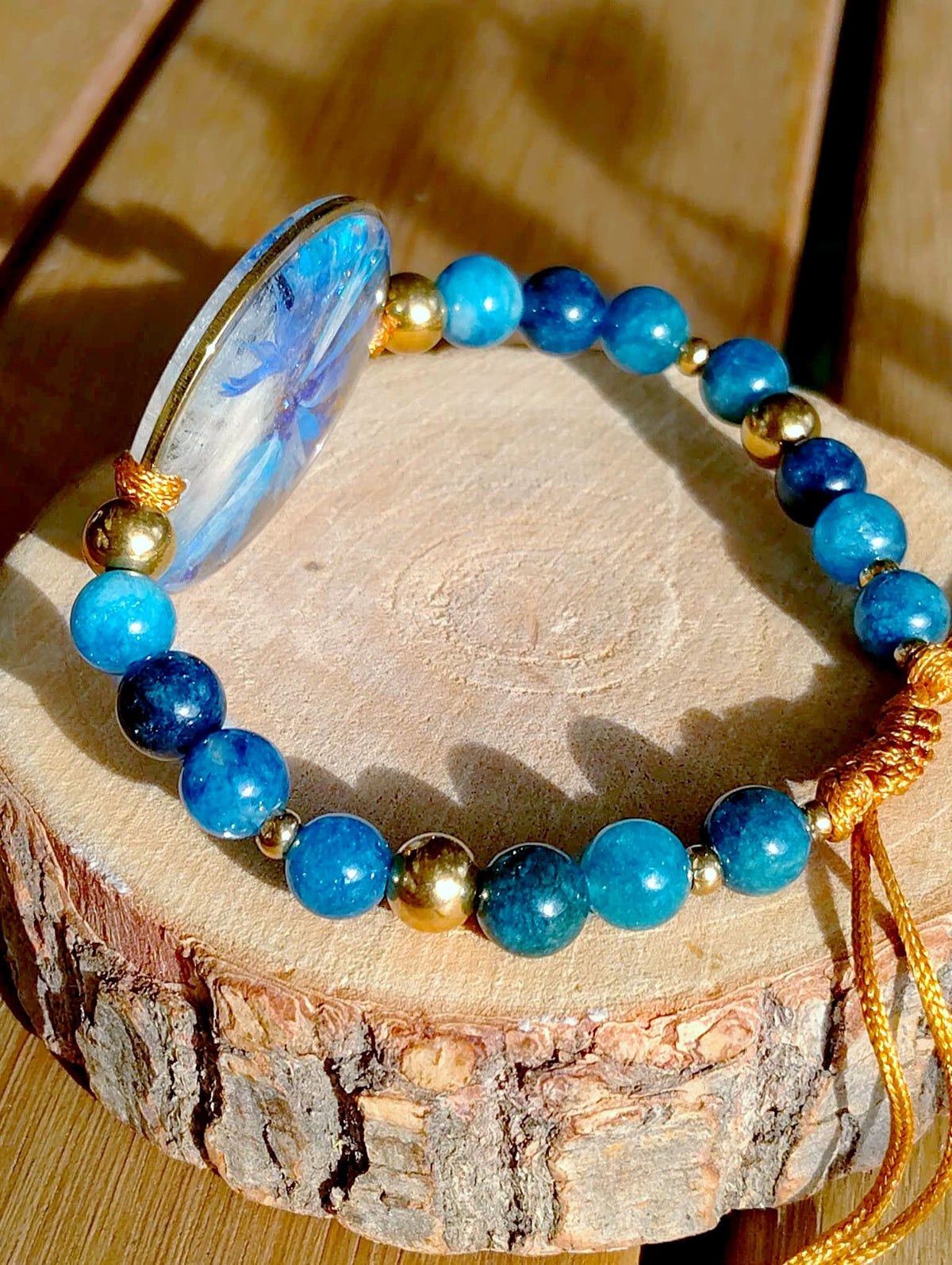 Bracelet Pissenlit et Bleuet