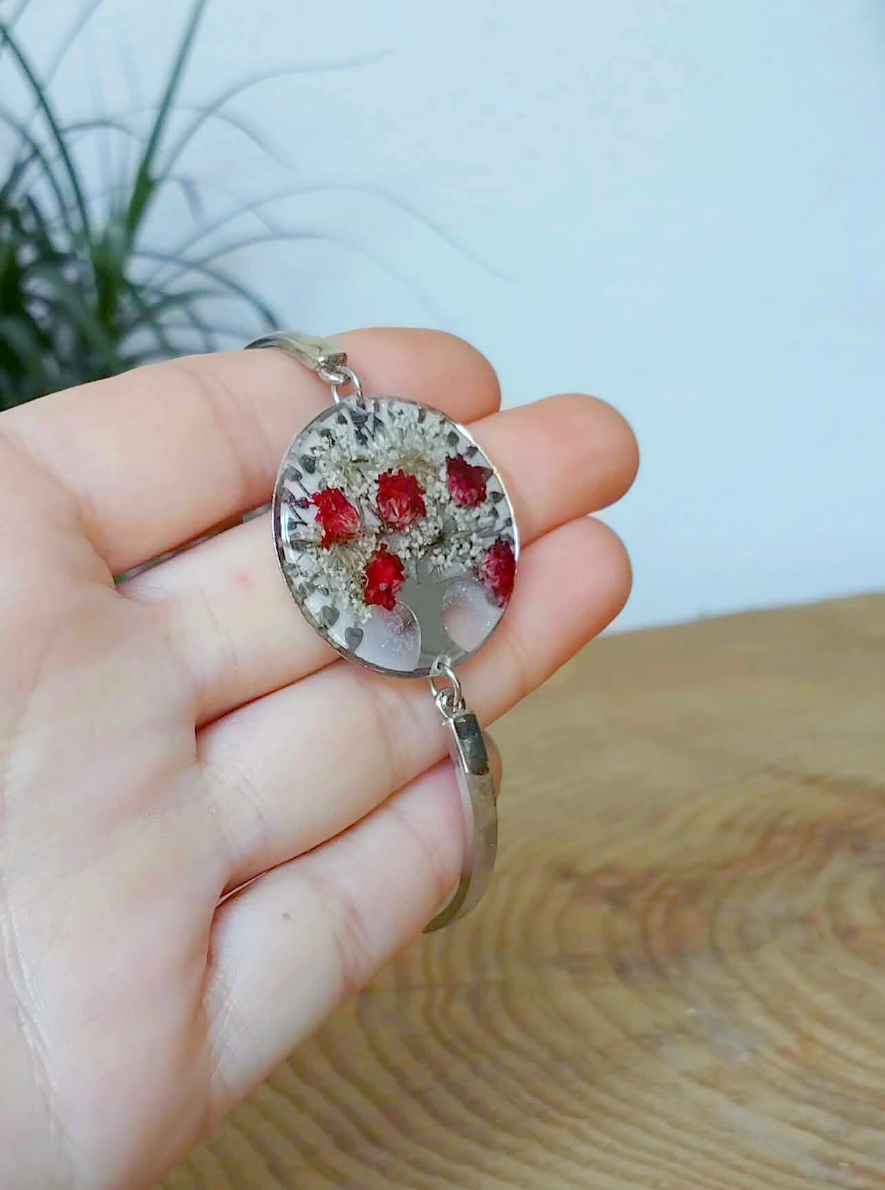 Bracelet Fleur de carotte Gypsophiles