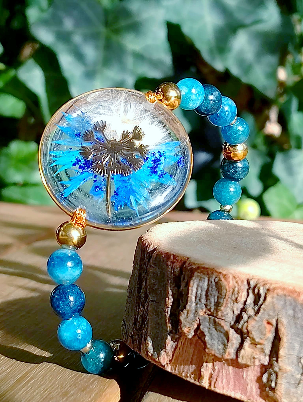 Bracelet Pissenlit et Bleuet