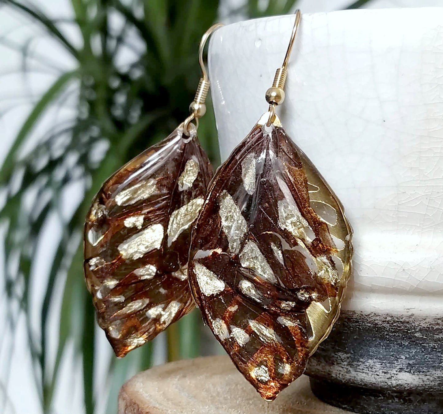 Boucles d'oreille, Aile de papillon
