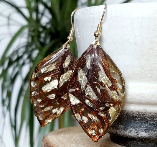 Boucles d'oreille, Aile de papillon