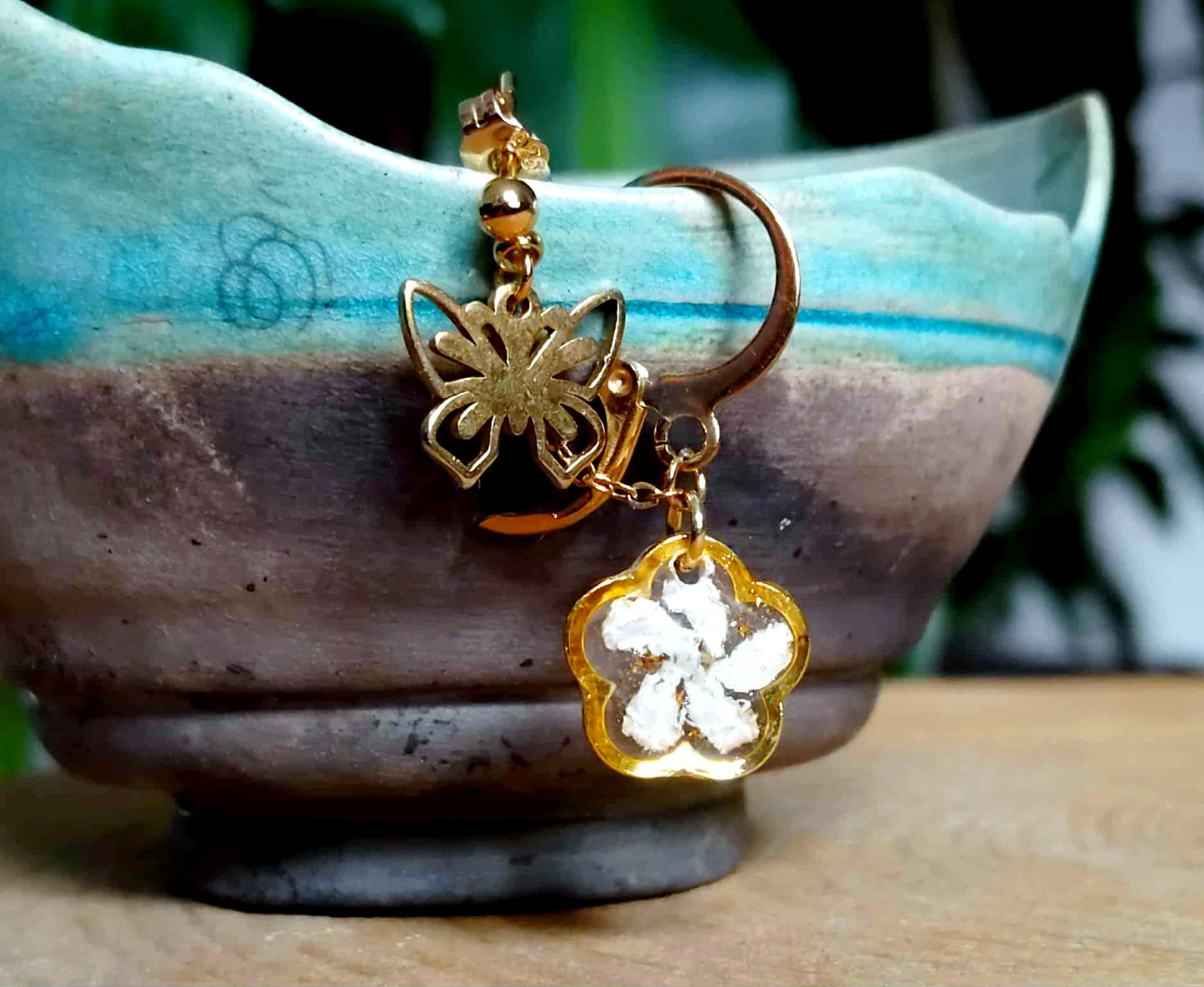 Boucles d'oreille Double piercing Jasmin