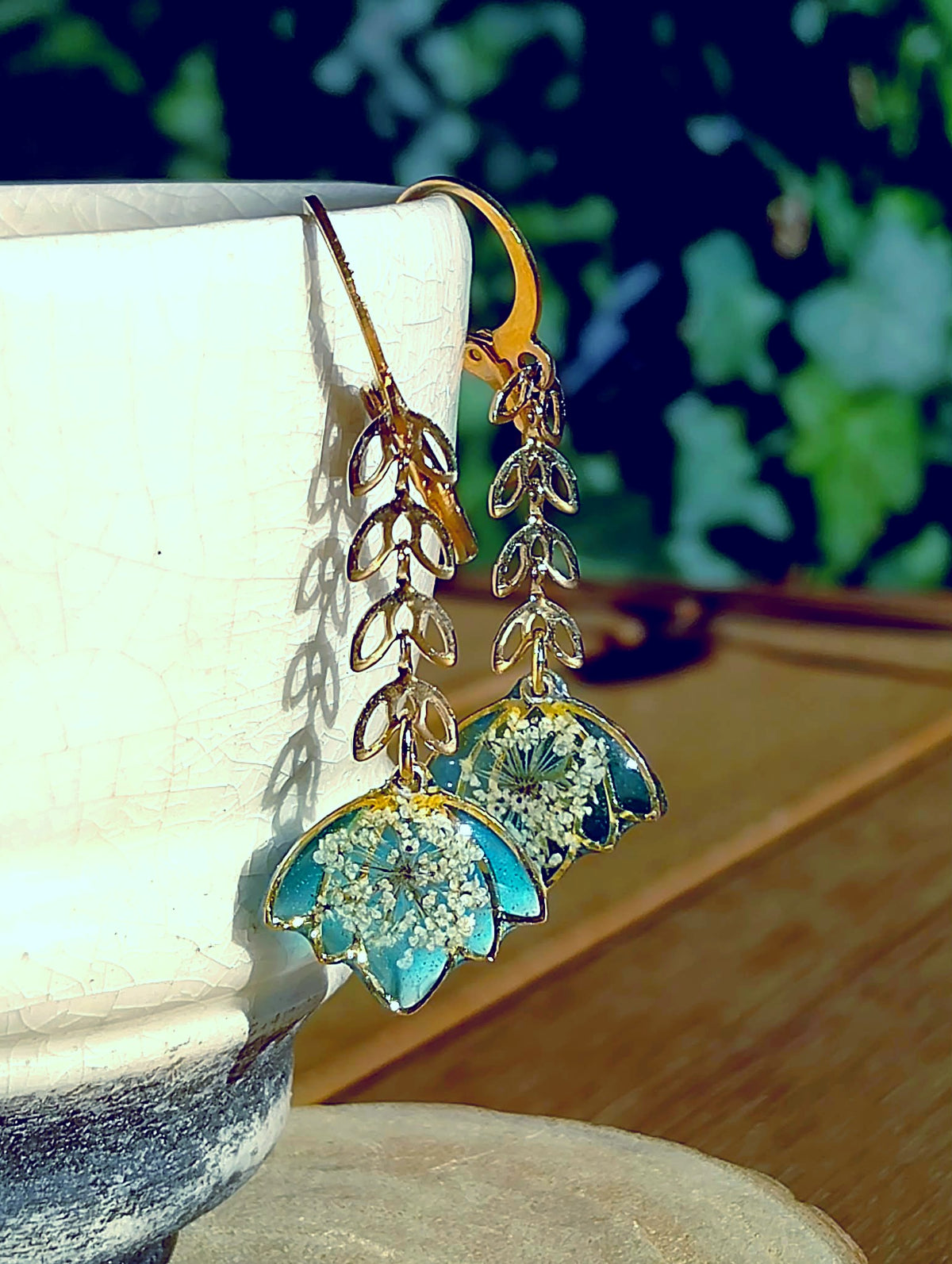 Boucles d'oreille Fleurs de carotte