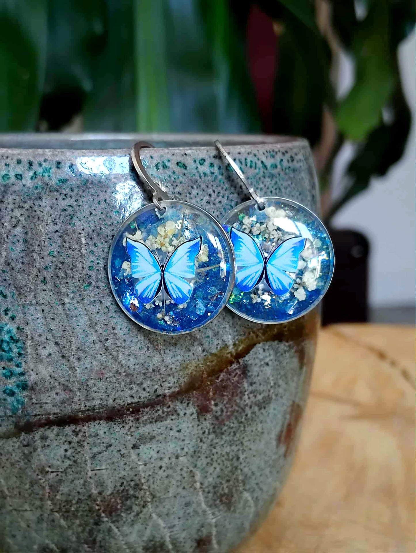 Boucles d'oreille, Fleur de carotte