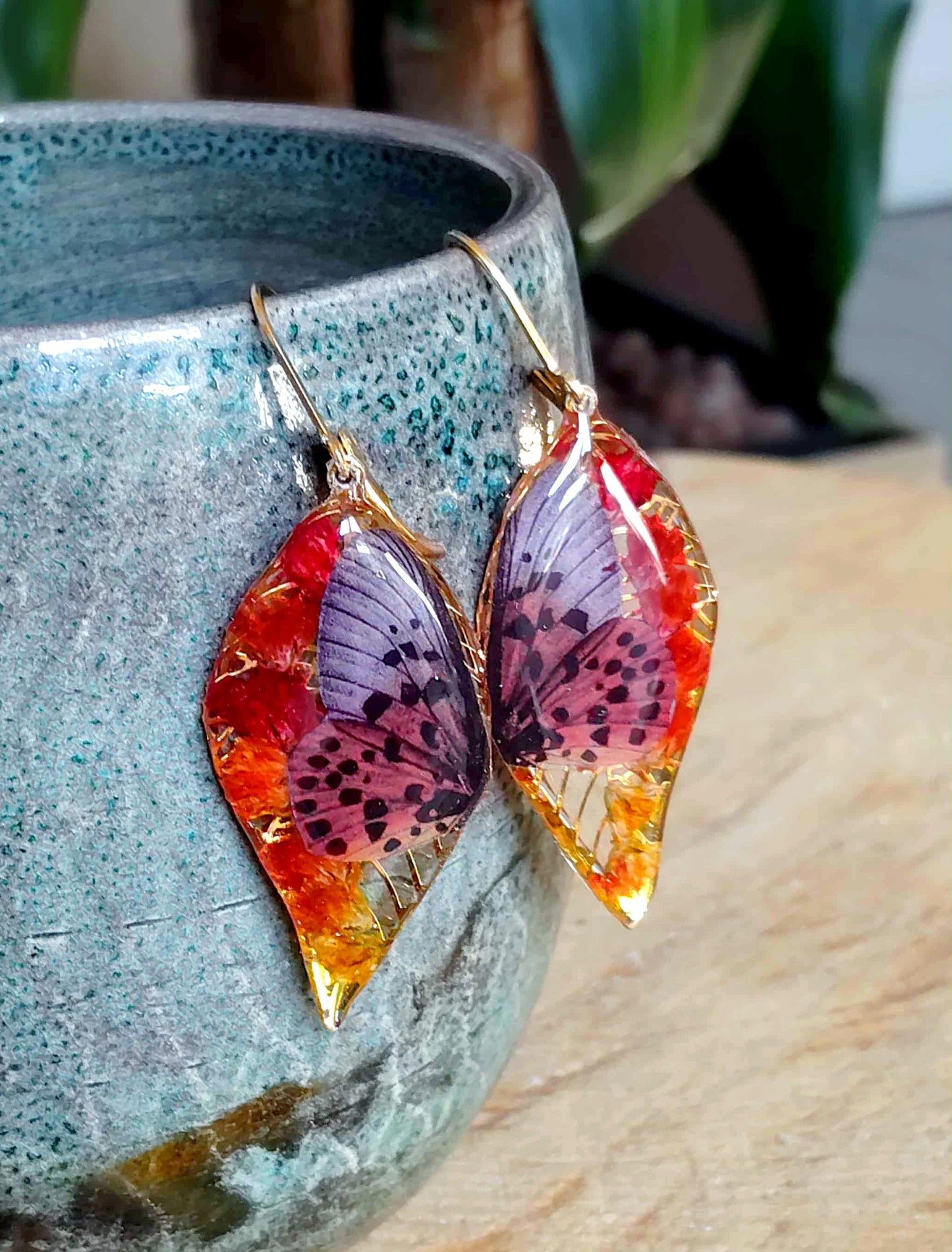 Boucles d'oreille, Gypsophiles