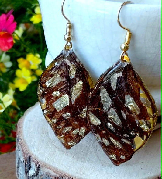 Boucles d'oreille, Aile de papillon