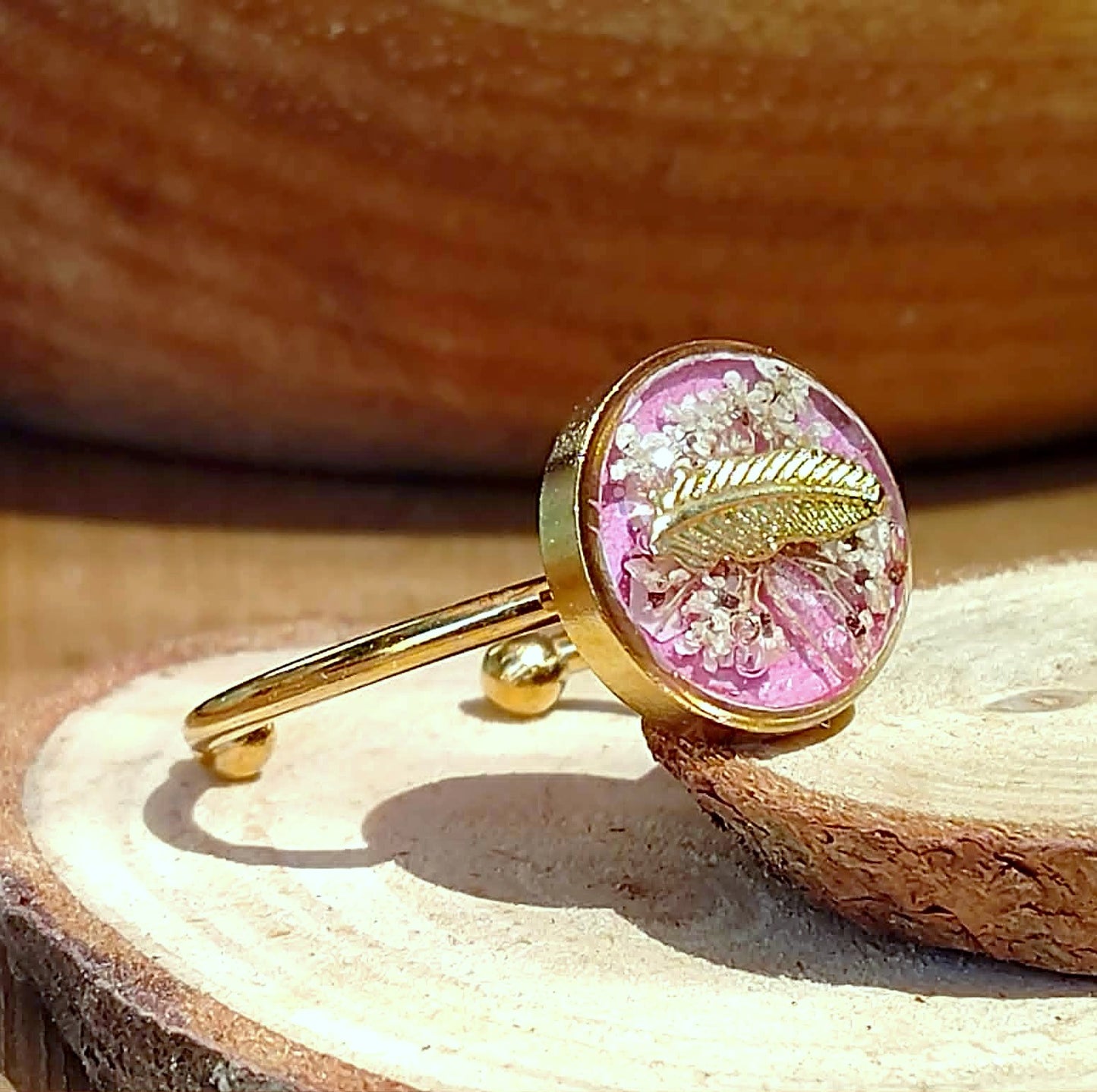Bague Fleur de carotte sauvage