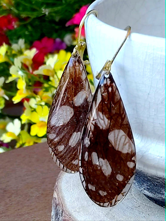 Boucles d'oreille, Aile de papillon