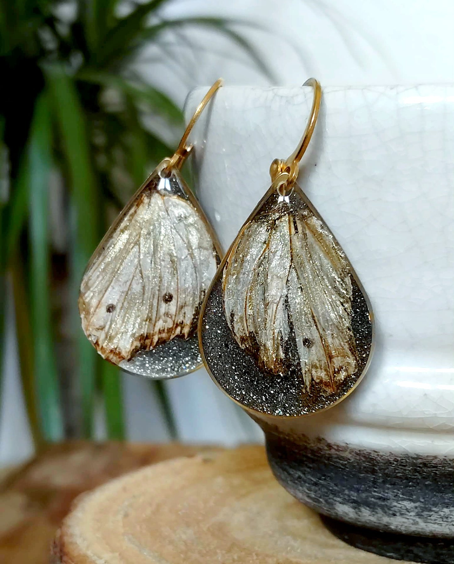 Boucles d'oreille  Aile de papillon