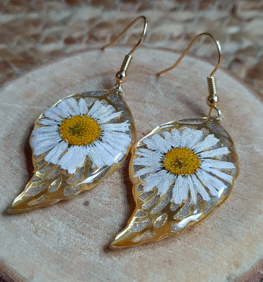 Boucles d'oreille, Pâquerette