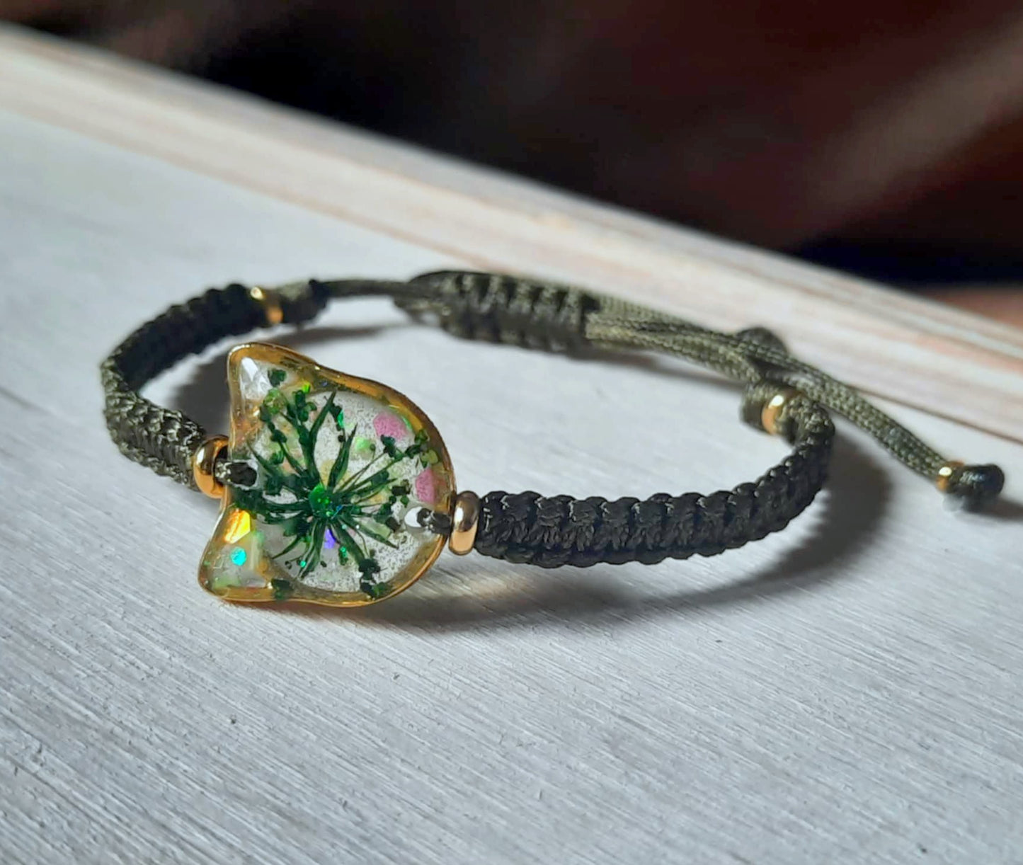 Bracelet Fleur de carotte sauvage