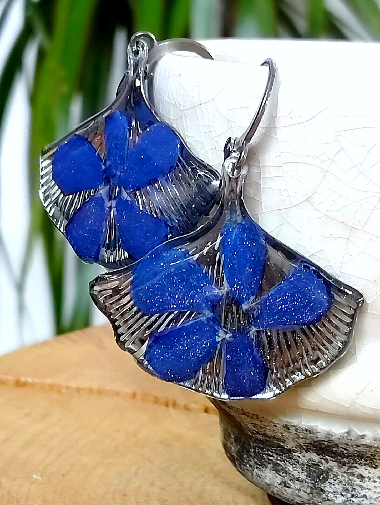 Boucles d'oreille, Pervenche