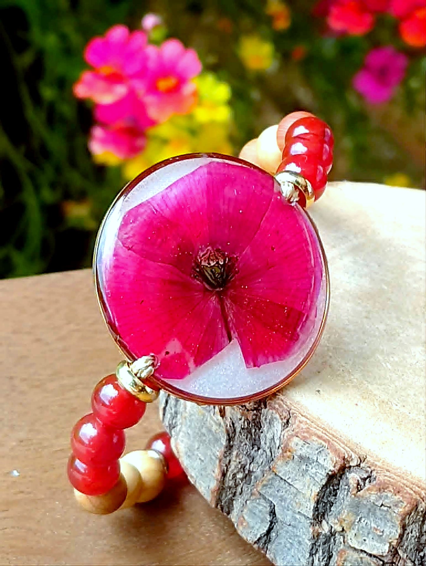 Bracelet Coquelicot