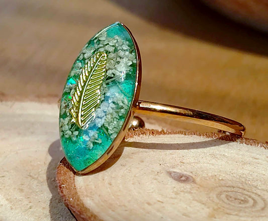 Bague Fleur de carotte sauvage
